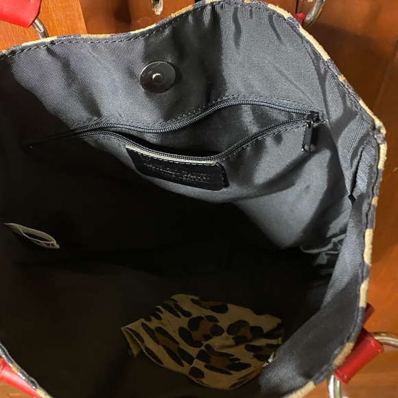 Maurizio Taiuti - Genuine leather - Leopard Print-Glitter tote bag - Picture 3 of 5